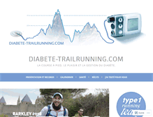 Tablet Screenshot of diabete-trailrunning.com